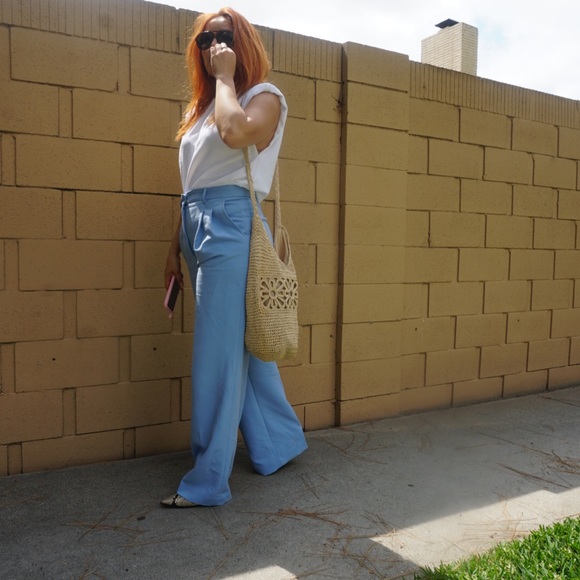 Vintage straw floral bag rare and trendy - Picture 9 of 10